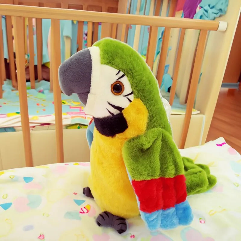 Interactive Recordable and Musical Colorful Chatty Parrot