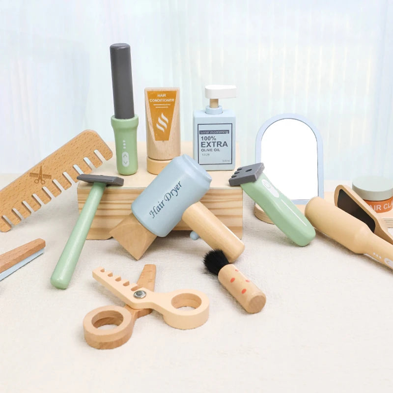 Beauty Salon Wooden Set