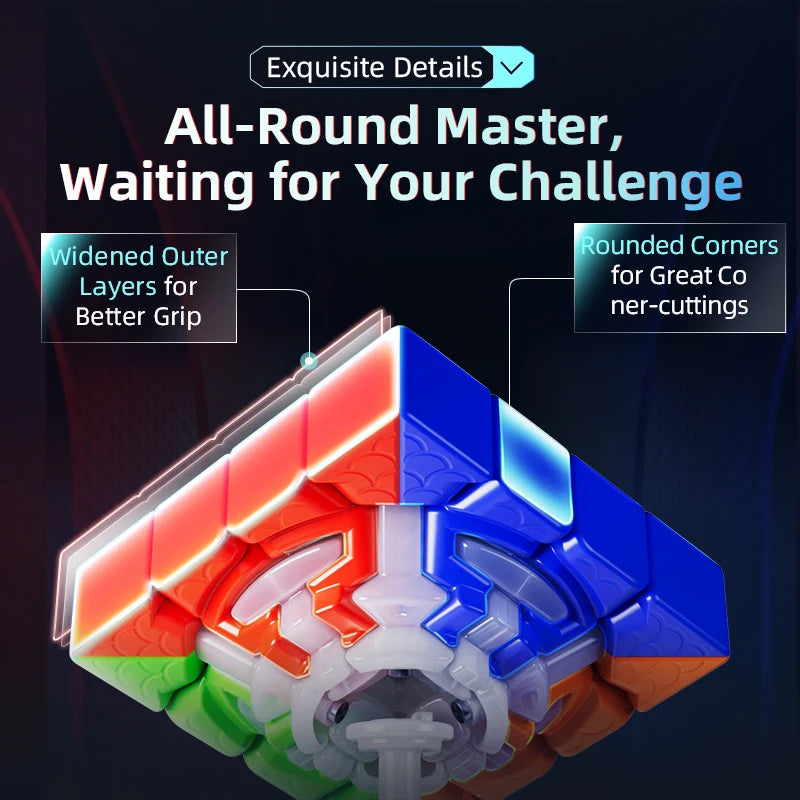 MOYU AOSU V7 4X4 Single Track Magnetic Speed Cube