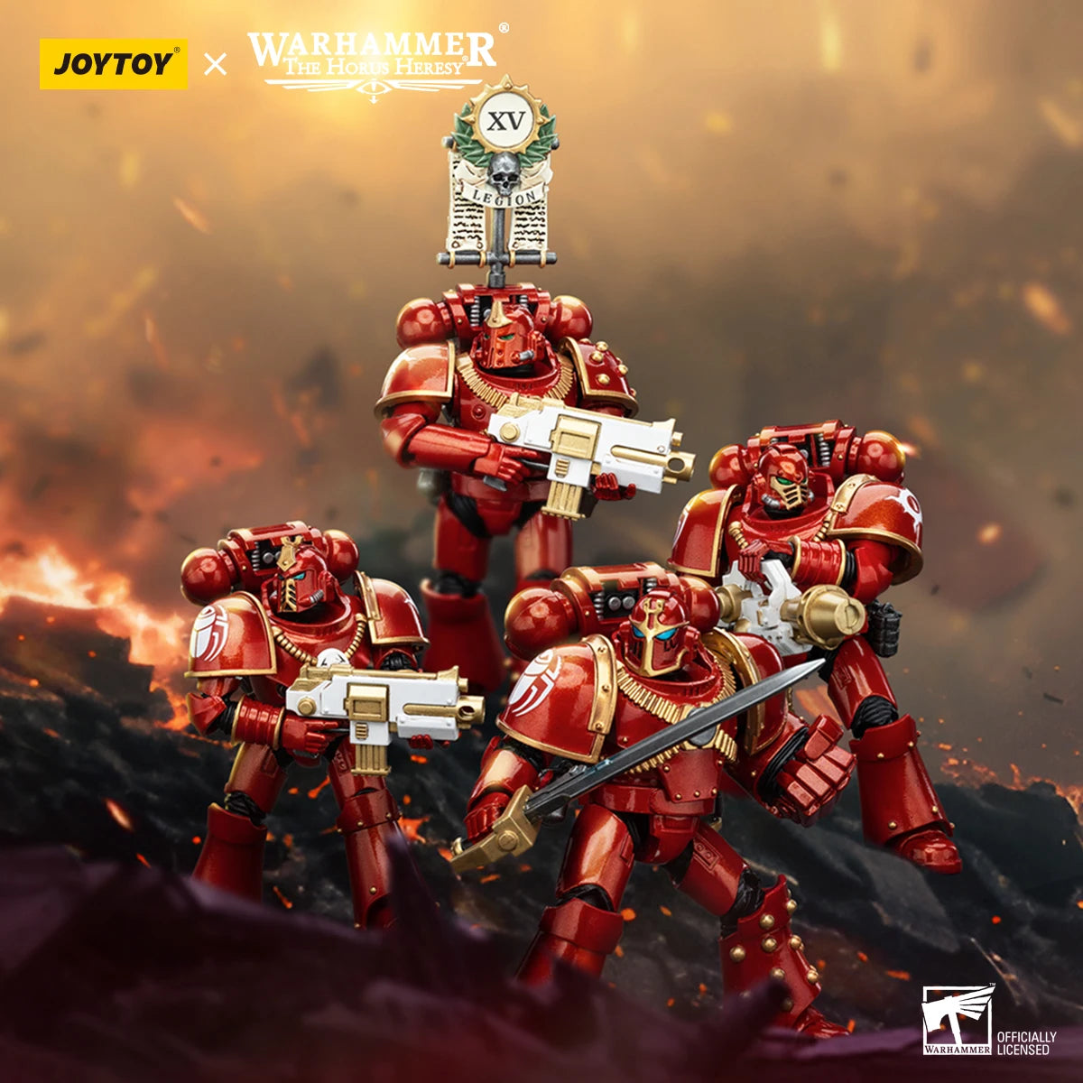 JOYTOY Warhammer 40k 1/18 Action Figures 12cm Thousand Sons Legion MKIV Tactical Squad
