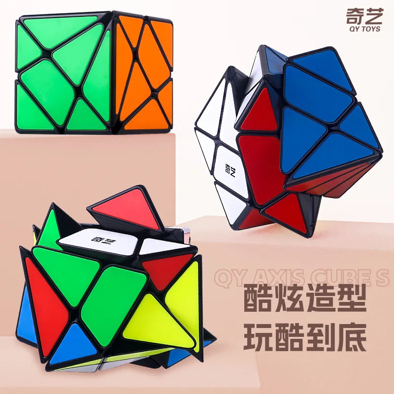 QiYi Speedcube Axis Magic Cube 3x3x3 Stickerless