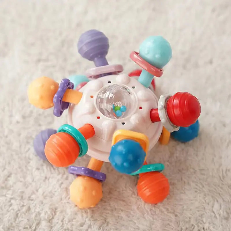 Rotating Rattle Ball Grasping Activity Baby Development