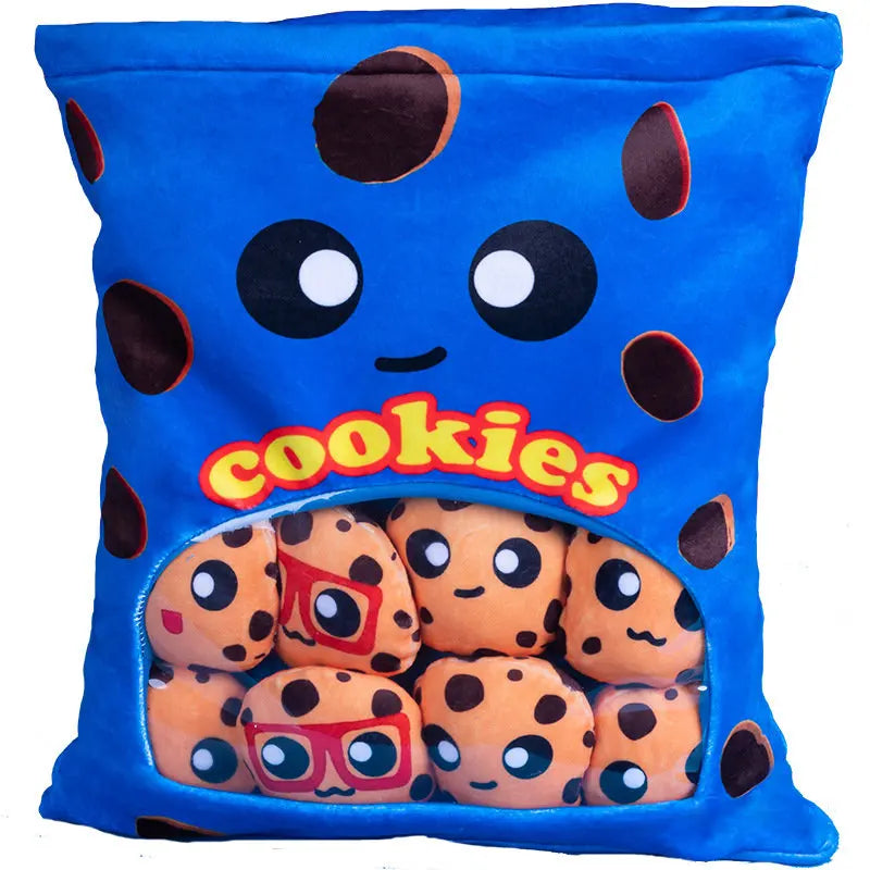 Japan Ramen Snack Throw Pillow In a Bag Stuffed