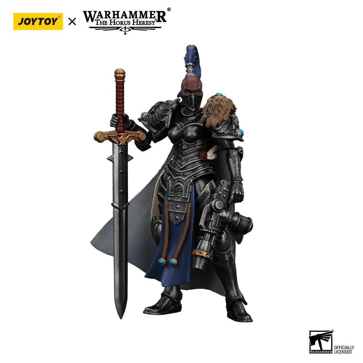 JOYTOY Warhammer 40k 1/18 Action Figures Sisters of Silence Knight-Commander Jenetia Krole White Falcons Vigilator Cadre