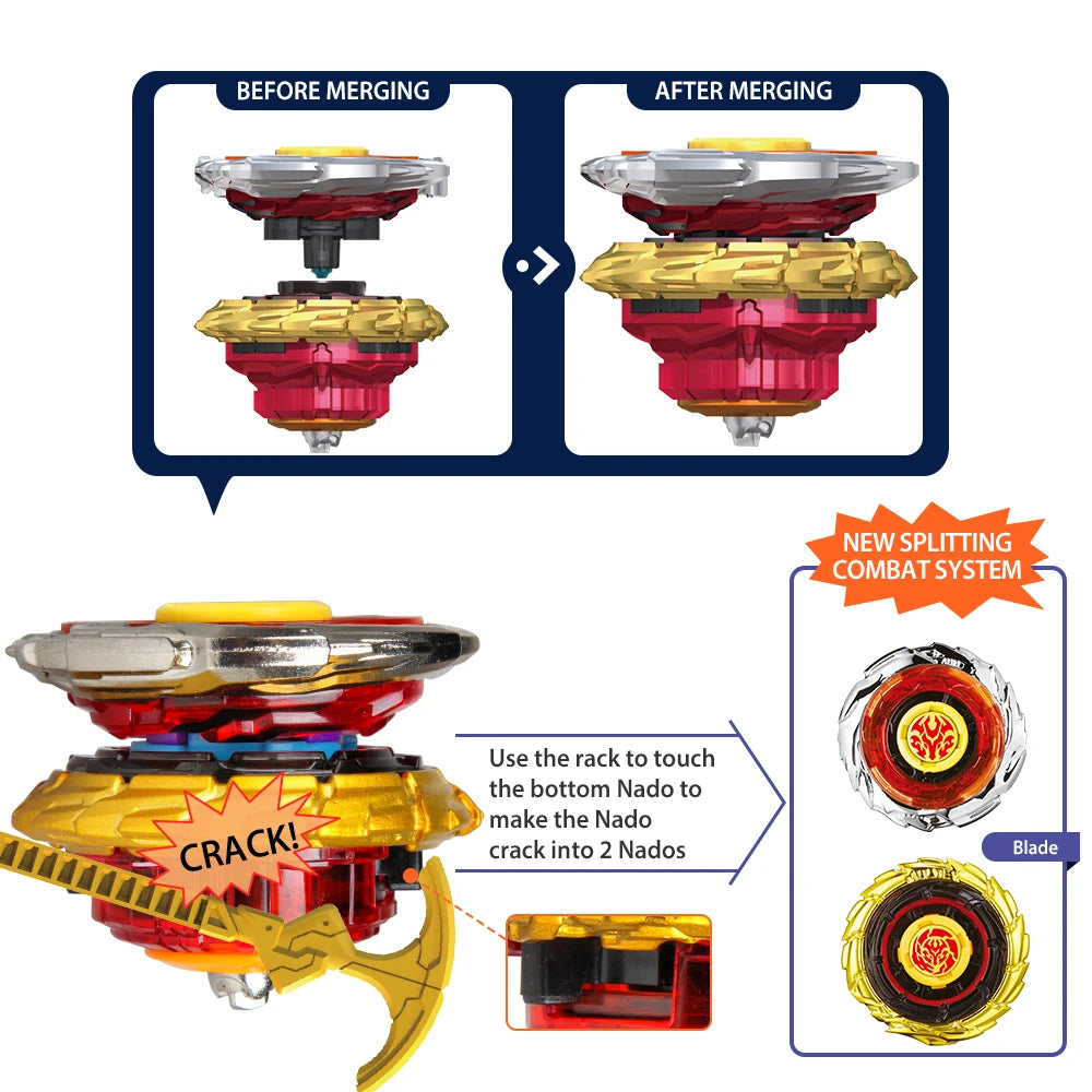 Infinity Nado 3 Original Crack Series-2 In1 Split Spinning Top