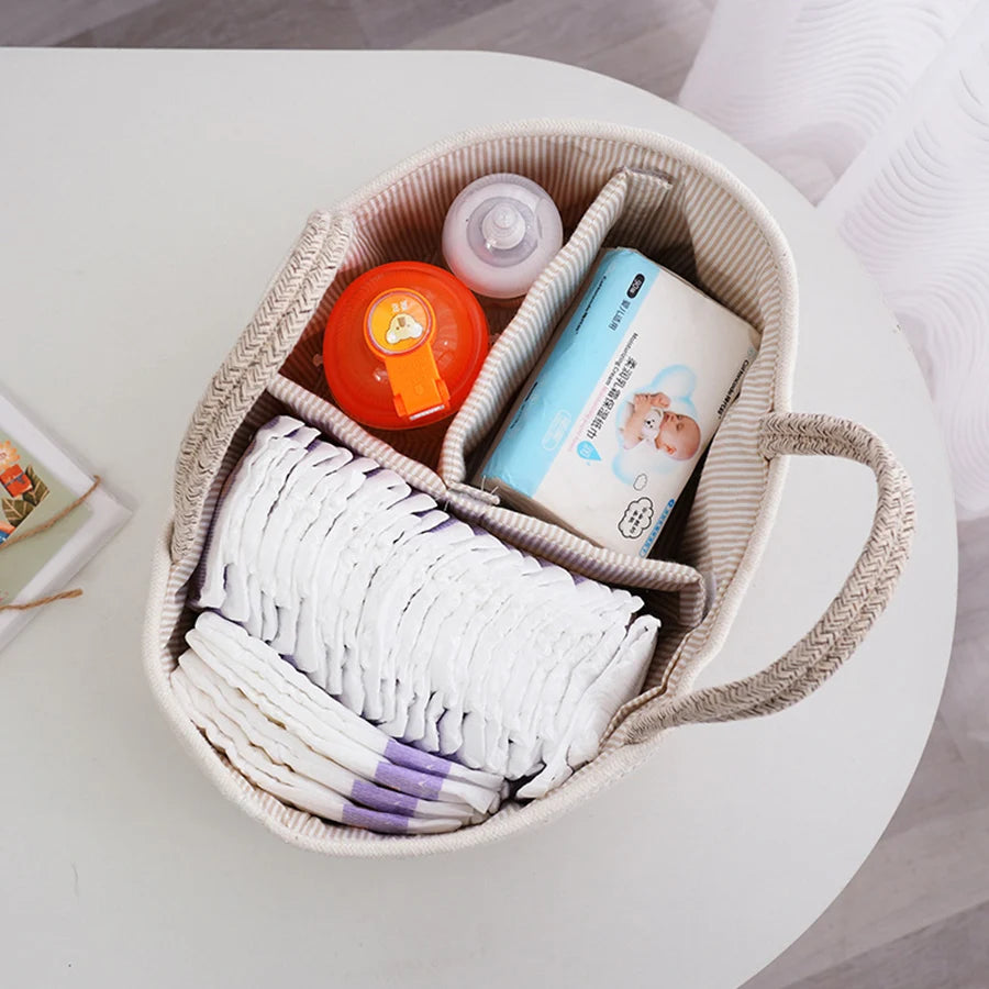 Multifunctional Portable Mommy Bag Storage Basket