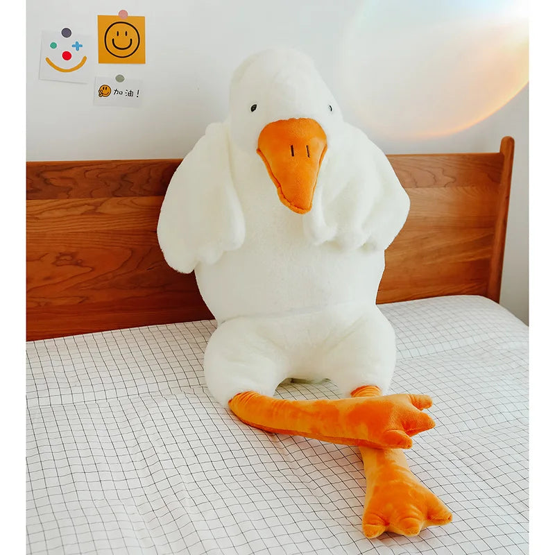 90-190cm Big White Goose Pillow Plush