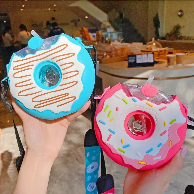 BPA FREE 380ml Cute Donut Water Bottle