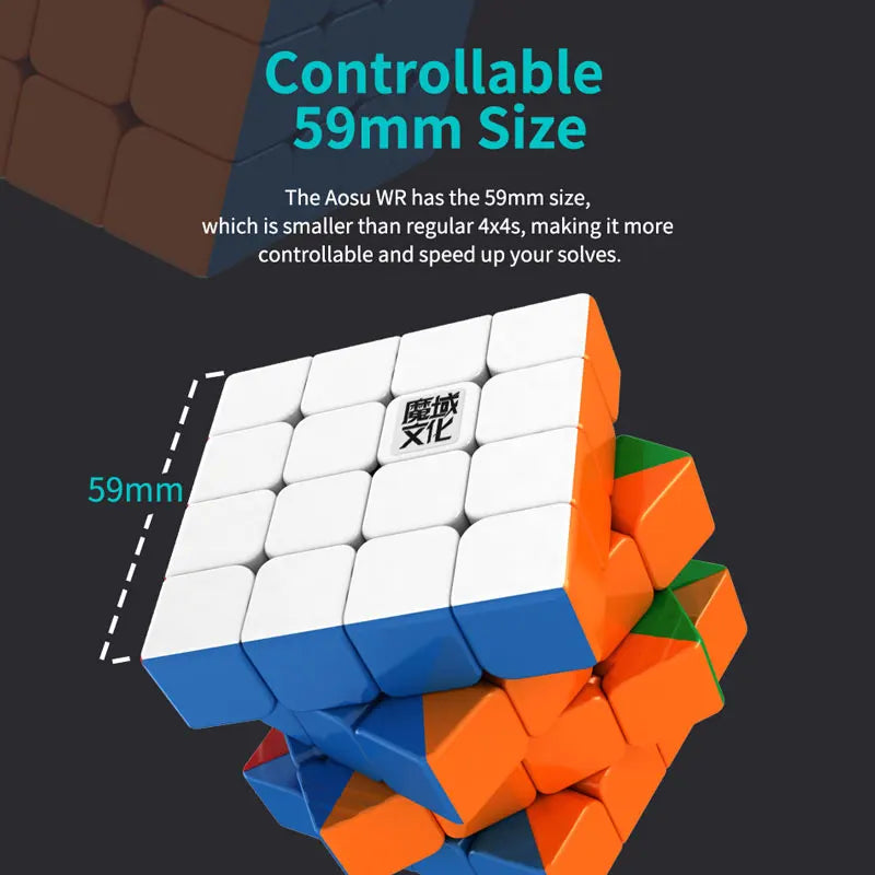 MoYu AoSu WRM Magnetic Magic Cube 4x4x4 4x4