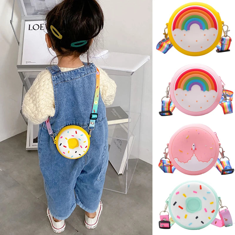 Round Donut Crossbody Bag