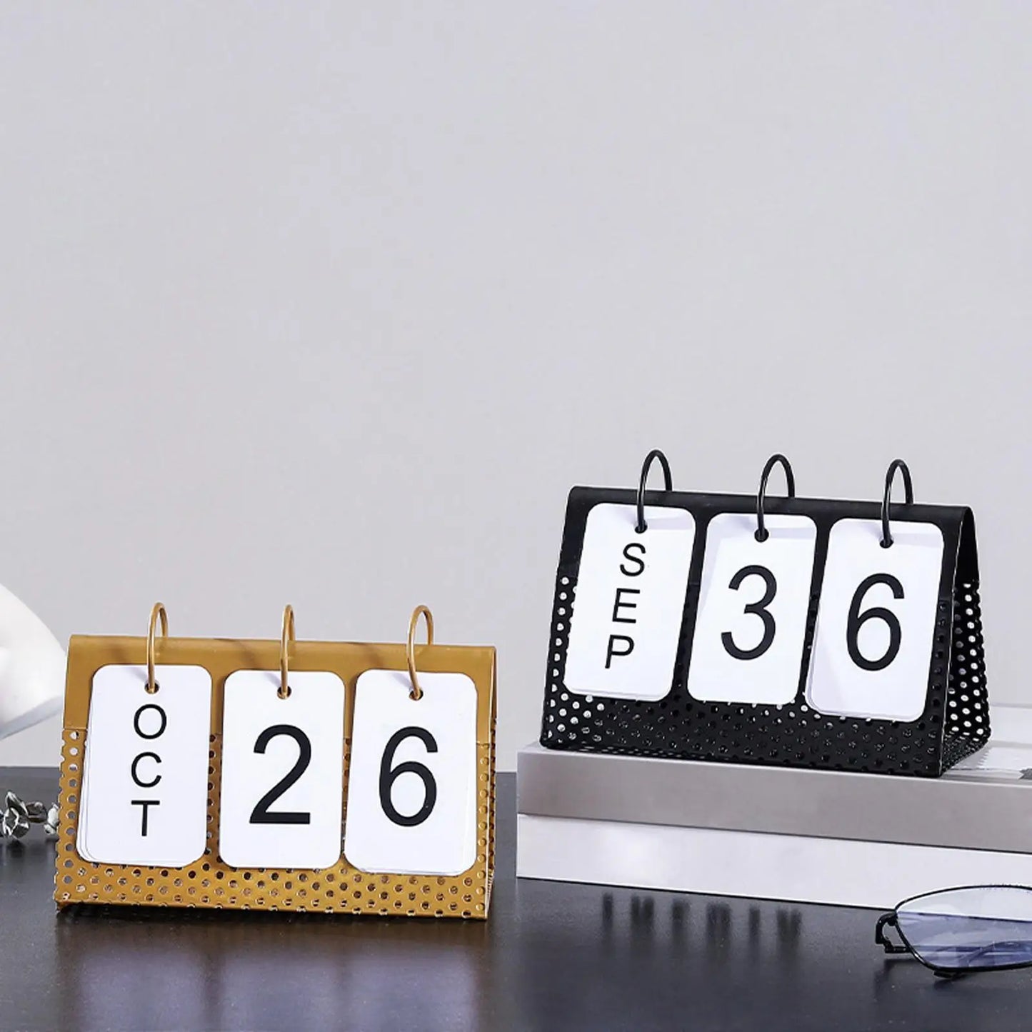 Creative Perpetual Calendar Metal Frame