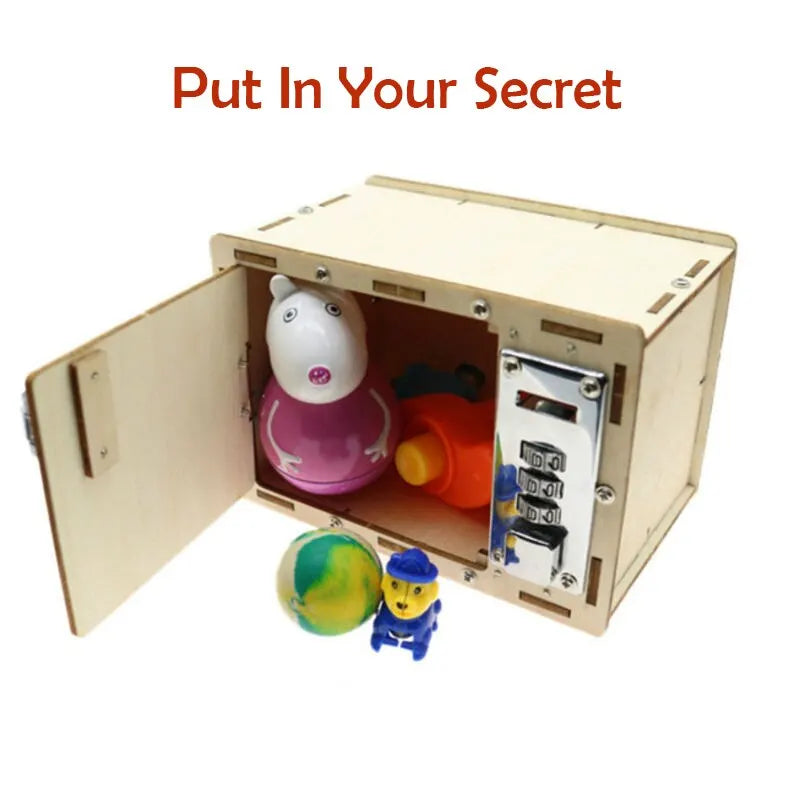 DIY Science Experimental Child Manual Machine Code Box