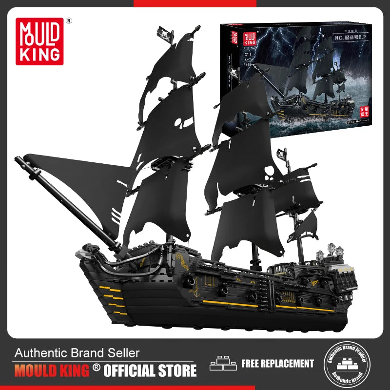 MOULD KING 13111 Pirates Ship Building Blocks