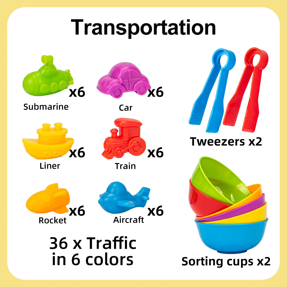 Counting and Sorting Animal Toys