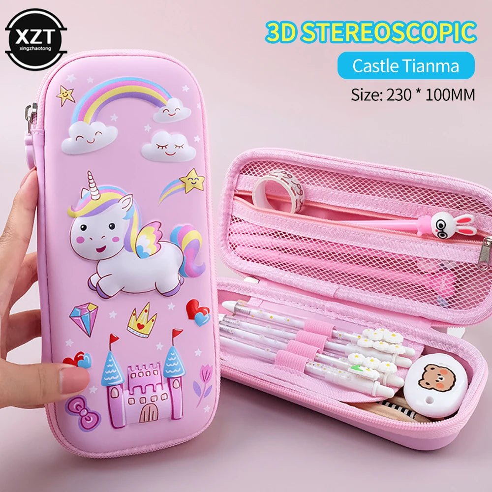 Kawaii Pencil Case Kids Students Stationery Box