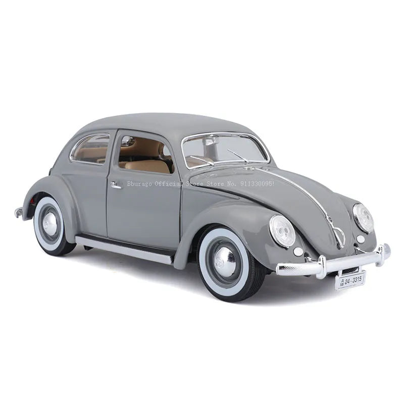 Bburago Die Cast Car 1:18 1955 Volkswagen Kafer-Beetle Alloy