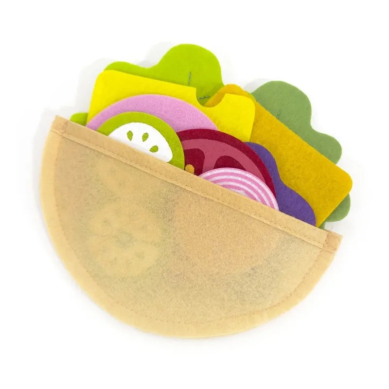 28PCS Felt Food Burger Sandwich