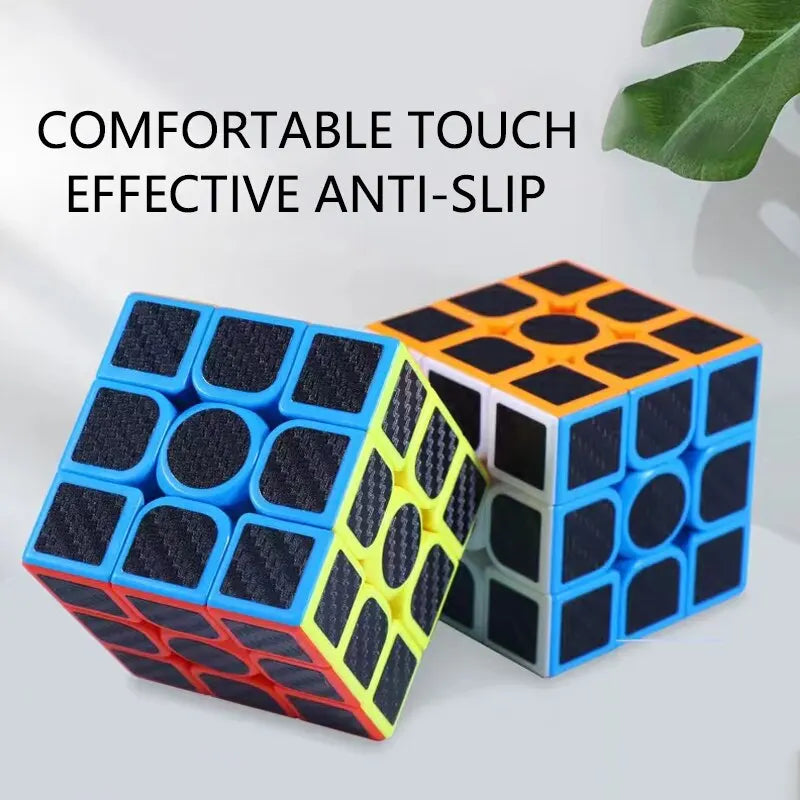 Carbon Fiber Sticker 3x3x3 Magic Cube