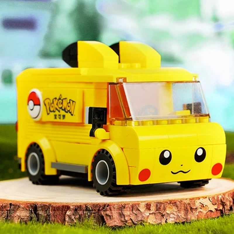 Keeppley Pokemon building blocks Pikachu car model