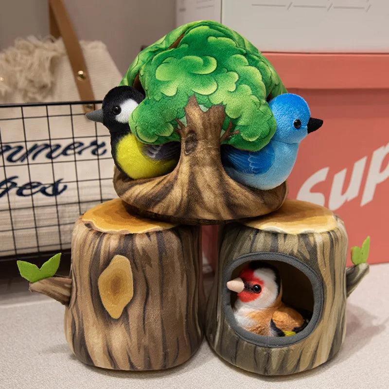 Tree House Bird Nest Plush Toy