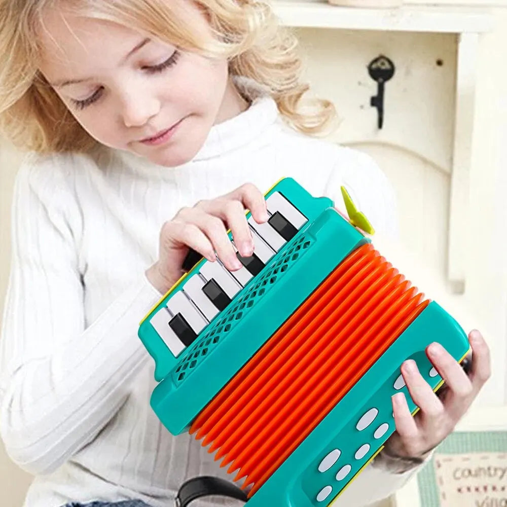 10 Keys 8 Bass Accordions for Kids