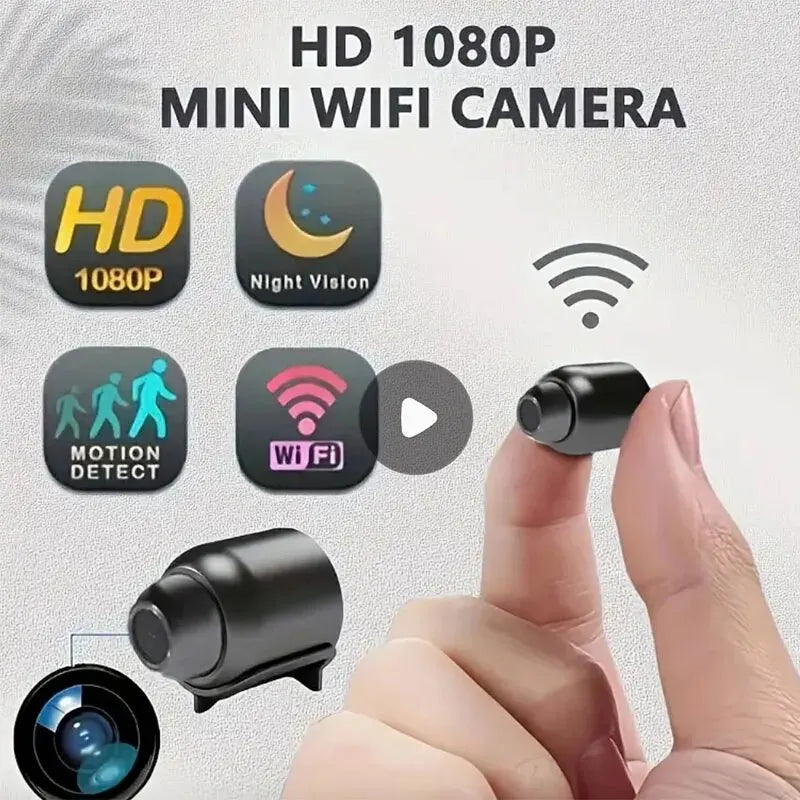 1080P HD Mini WiFi Camera Baby Monitor Night Vision