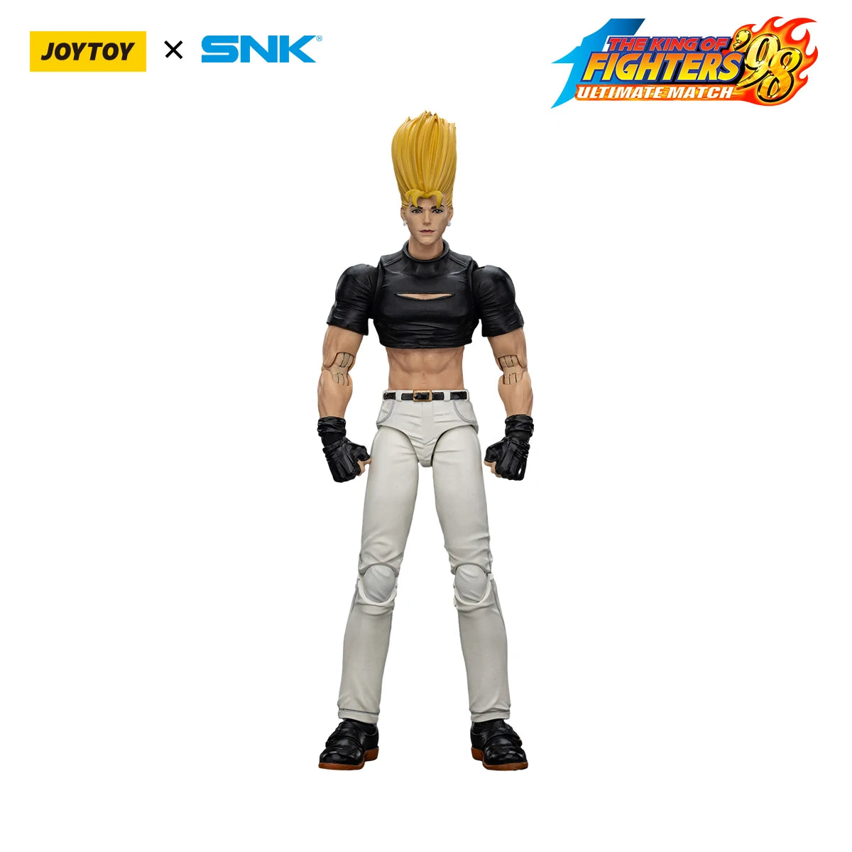 JOYTOY SNK 1/18 Action Figures KOF 98UM Hero Team Kyo Kusanagi Goro Daimon Benimaru Nikaido