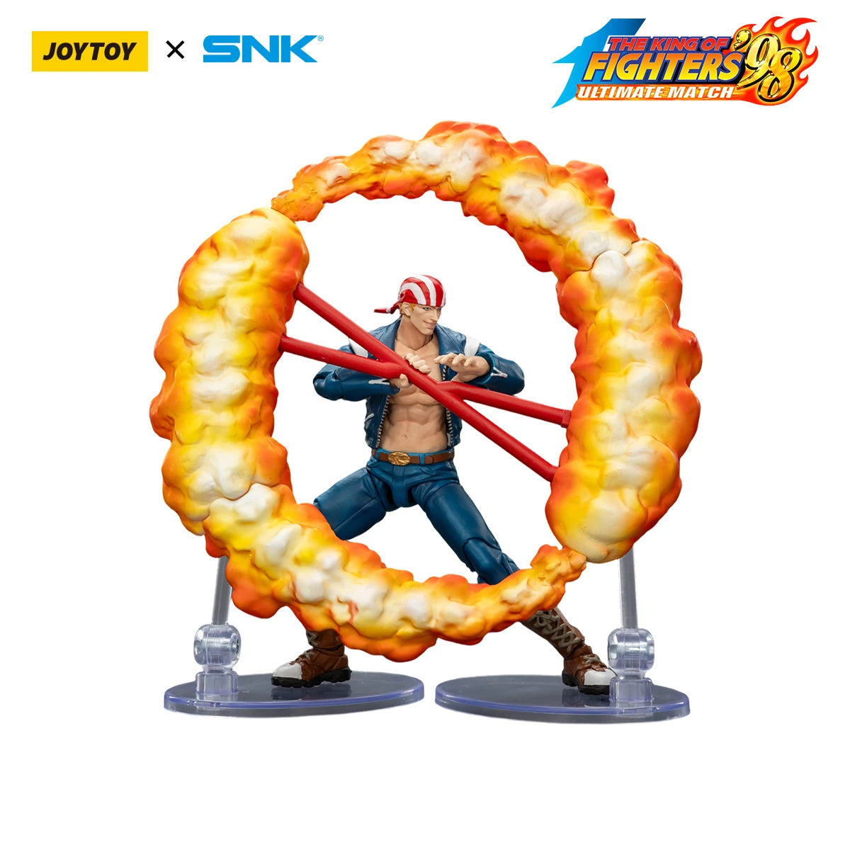 JOYTOY SNK 1/18 Action Figures KOF 98UM Hero Team Kyo Kusanagi Goro Daimon Benimaru Nikaido
