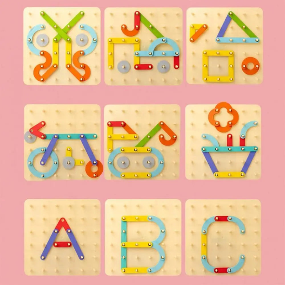 Creative Nail Board Puzzle Toys