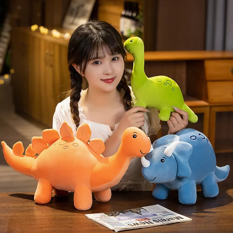 Plush Colorful Dinosaur