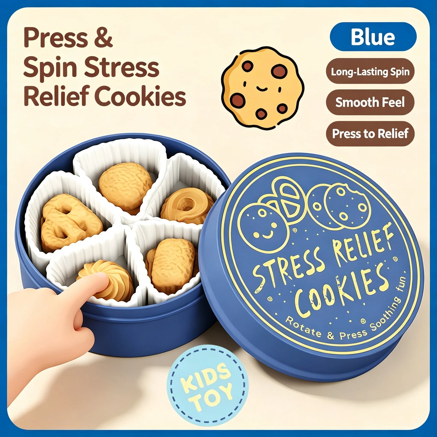 Cookie Box Clicker Fidget Spinner