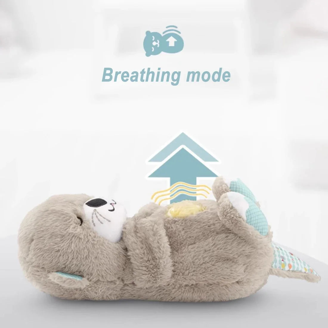 Breathing Otter Sleep and Playmate Otter Musical Light Sound