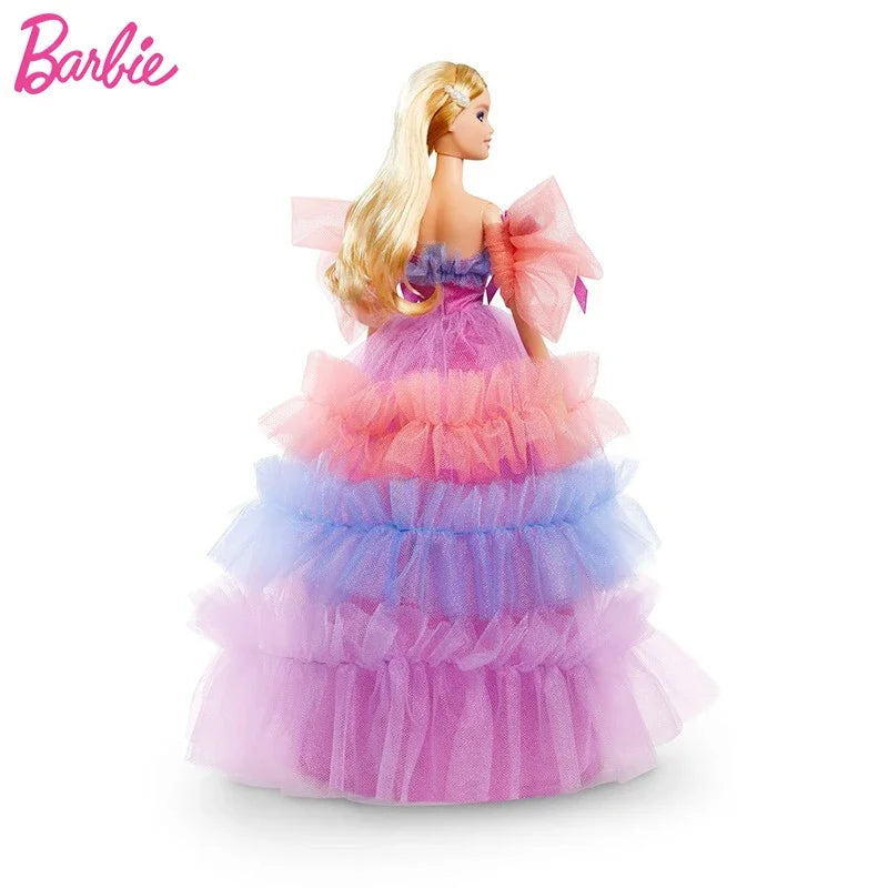 Original Barbie Dolls Birthday Wishes Princess Holiday Barbie Girls Toys Collector Edition Social Dolls for Girls Gift Juguetes