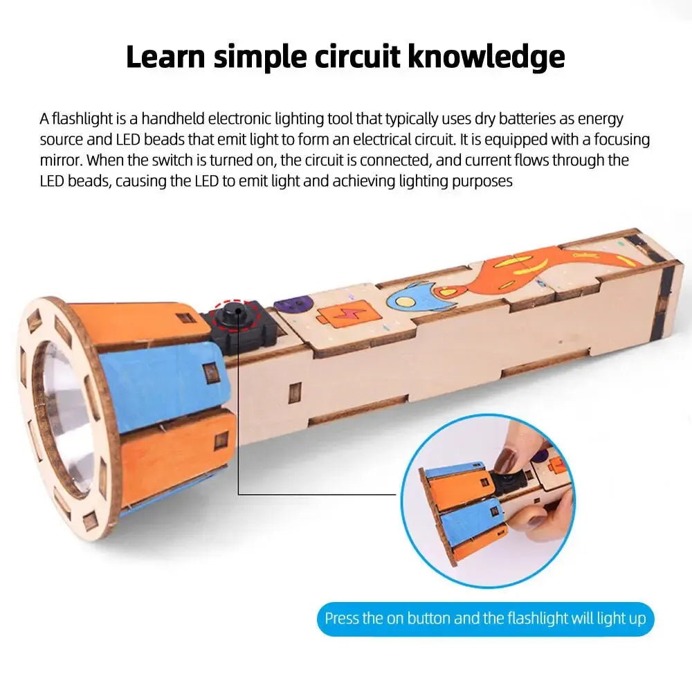 DIY Flashlight Technology Small Production Set