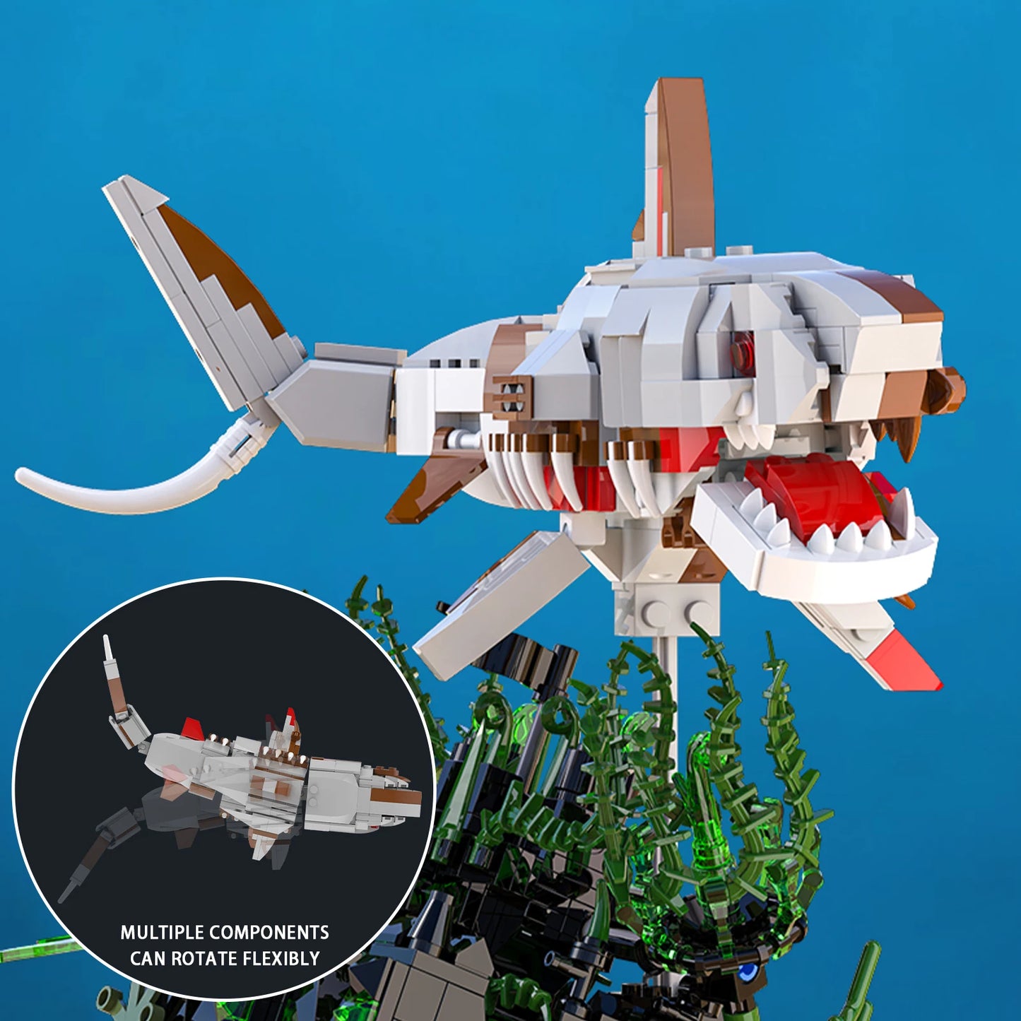 Deathshark's Fortune Building Blocks 1014PCS