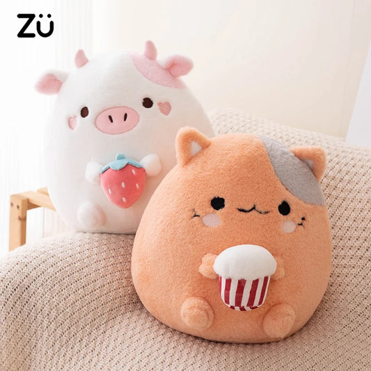 Kawaii Stuffed Animal Strawberry Popcorn Plushies