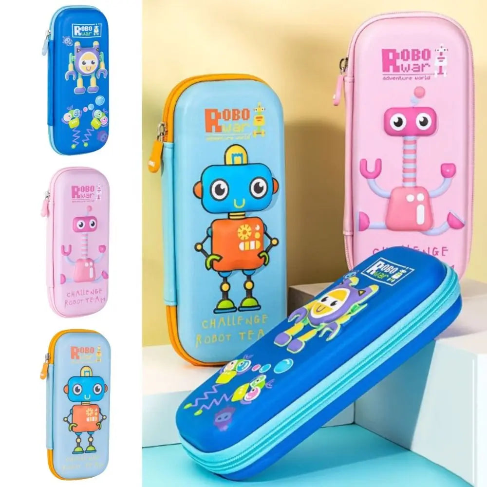 Robot Robot Pencil Box Cute Lightweight Large Capacity