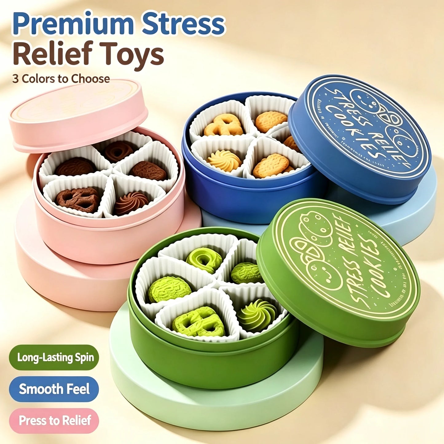 Cookie Box Clicker Fidget Spinner
