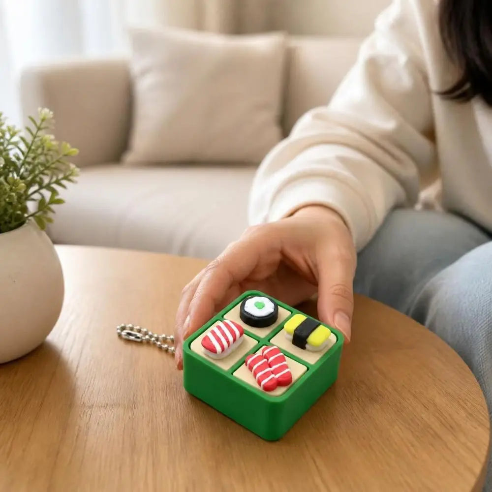 Sushi Box Clicker Keychain