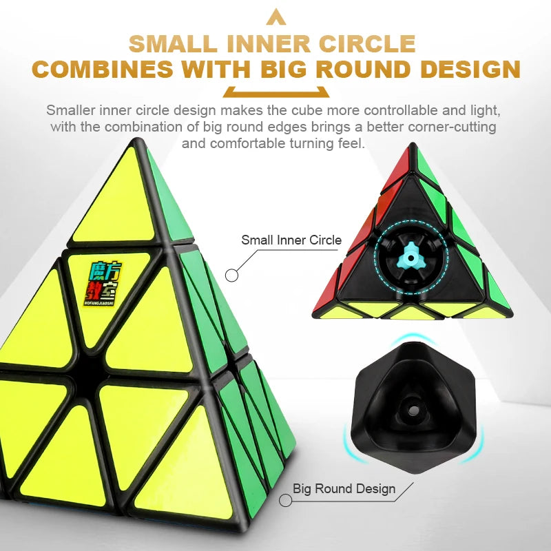 MoYu Mleilong 3x3 2x2 Pyramid Magic Cube