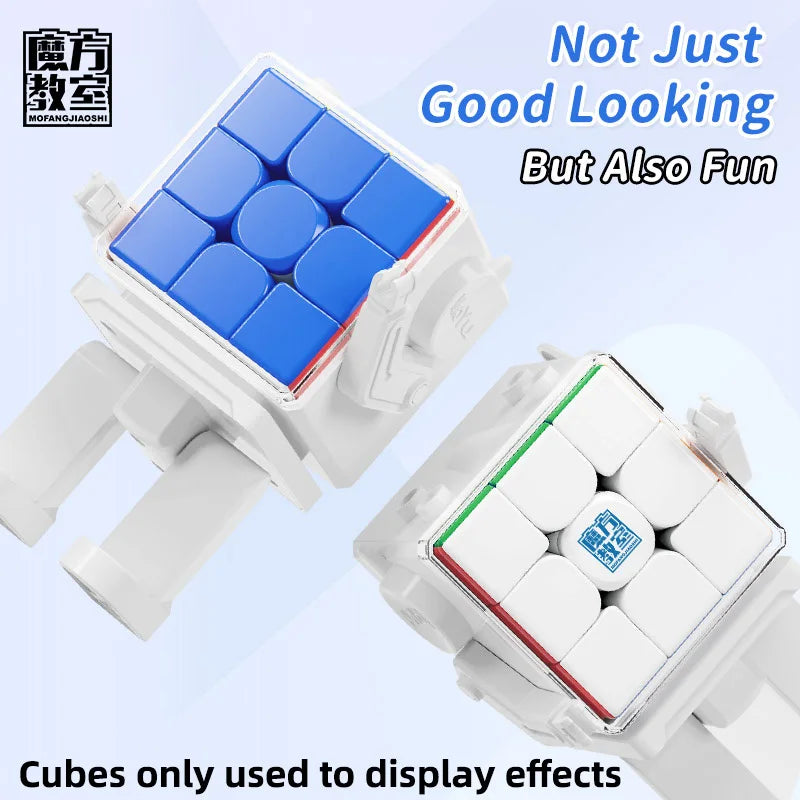 MOYU Magic Cube Robot Display Box for 2x2 3x3 4x4 5x5 3x3x3