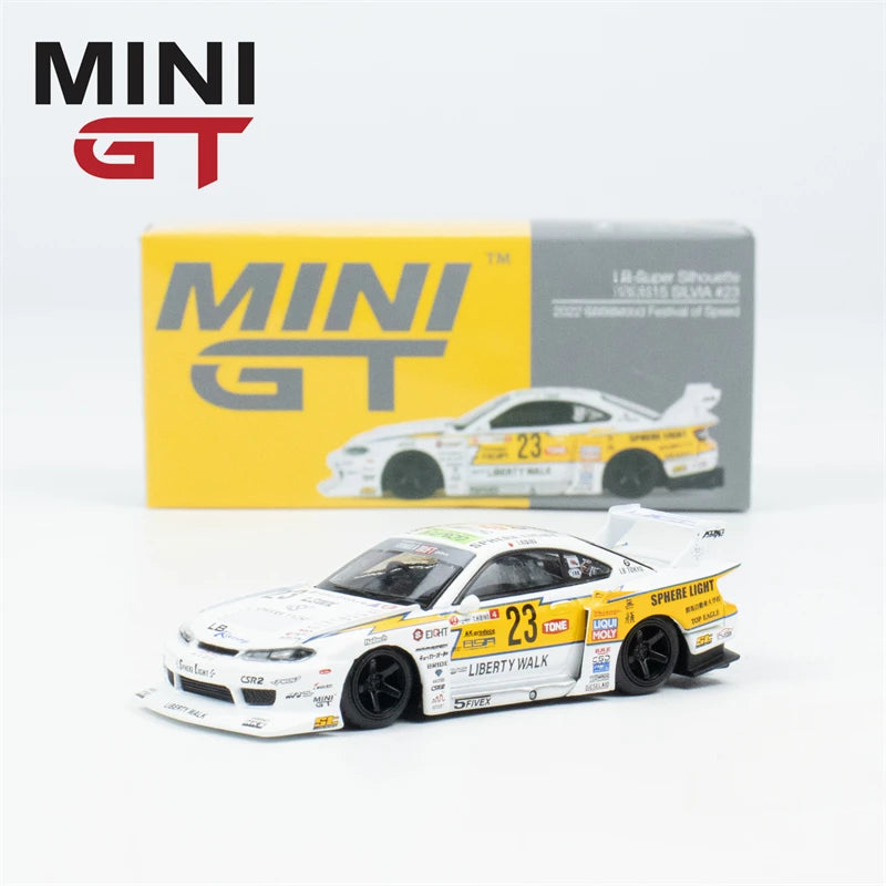 MINI GT 1:64 LB-スーパーシルエット S15 #23 2022 ダイキャストモデルカー