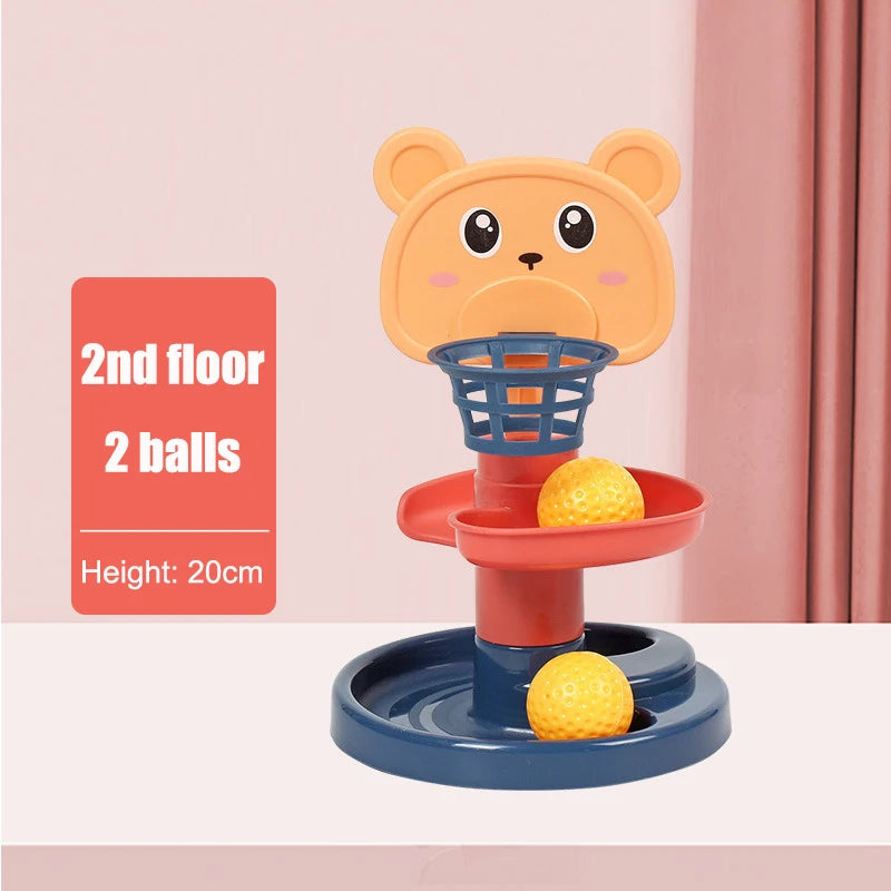 Sliding Rolling Balls Tower For Kids