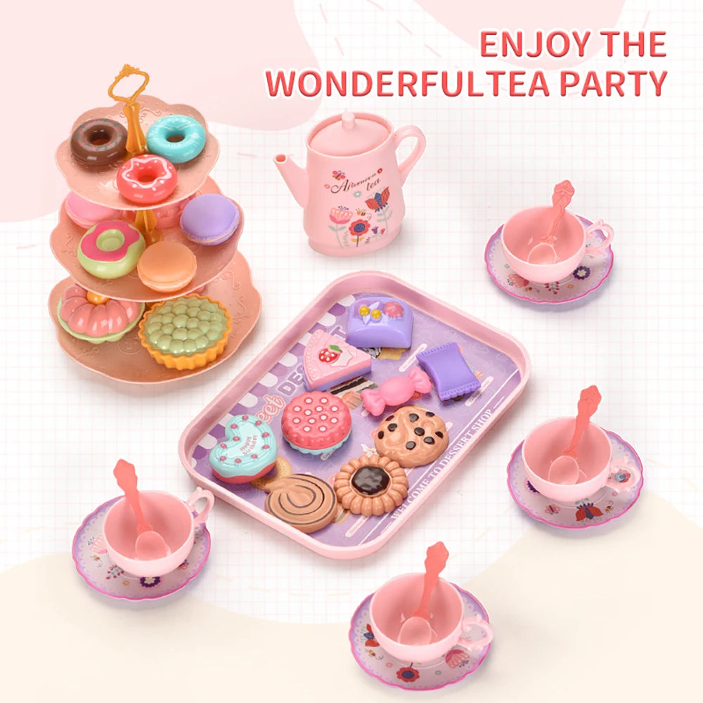 Play House Kitchen Afternoon Tea Food Cake Set