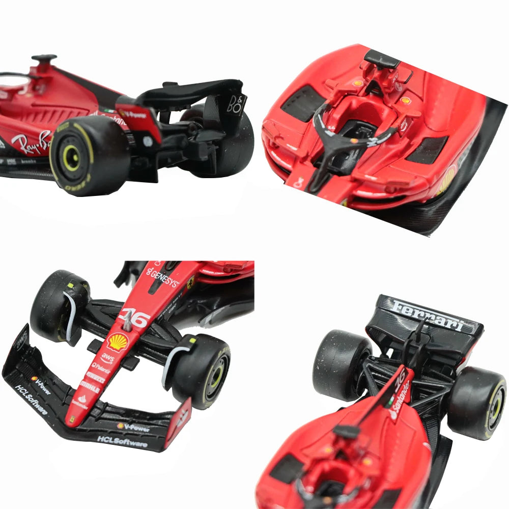 Bburago 1:43 2023 F1 FERRARI SF23 Formula 1 Red Bull RB19 Racing Alloy Diecast