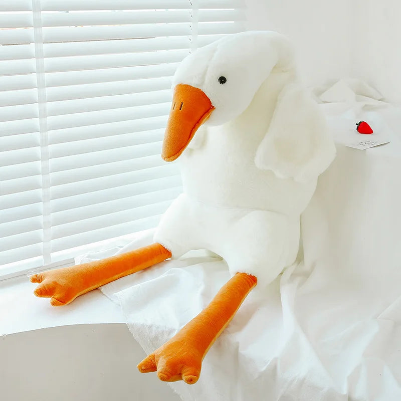90-190cm Big White Goose Pillow Plush