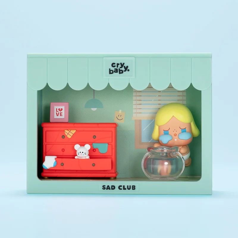 POP MART CRYBABY Sad Club Series Scene Sets by Molly