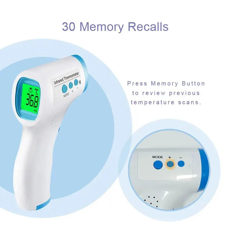 Digital Infrared Thermometer 3 Color Backlight