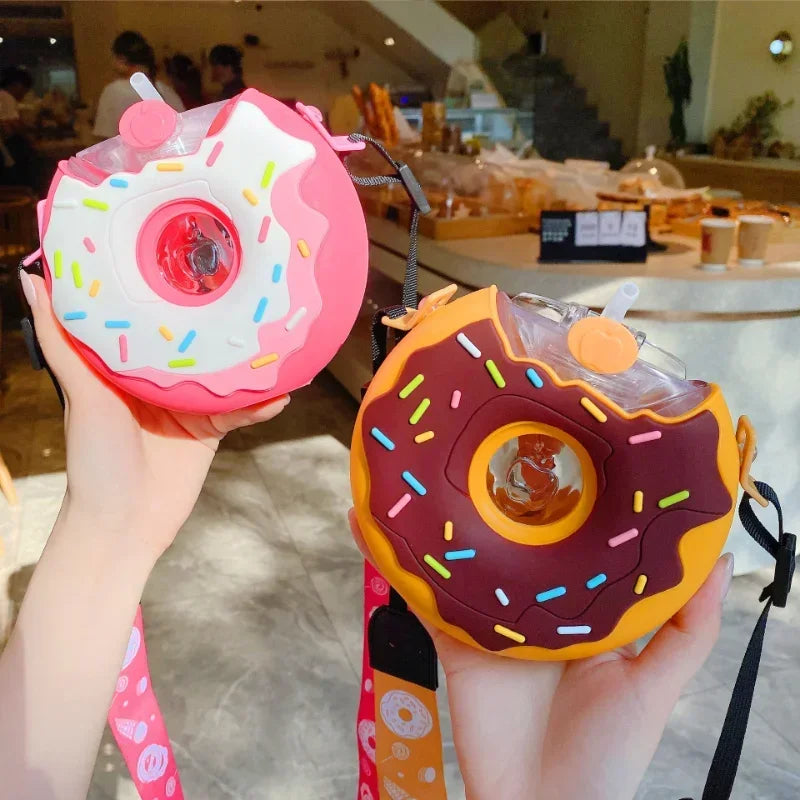 BPA FREE 380ml Cute Donut Water Bottle