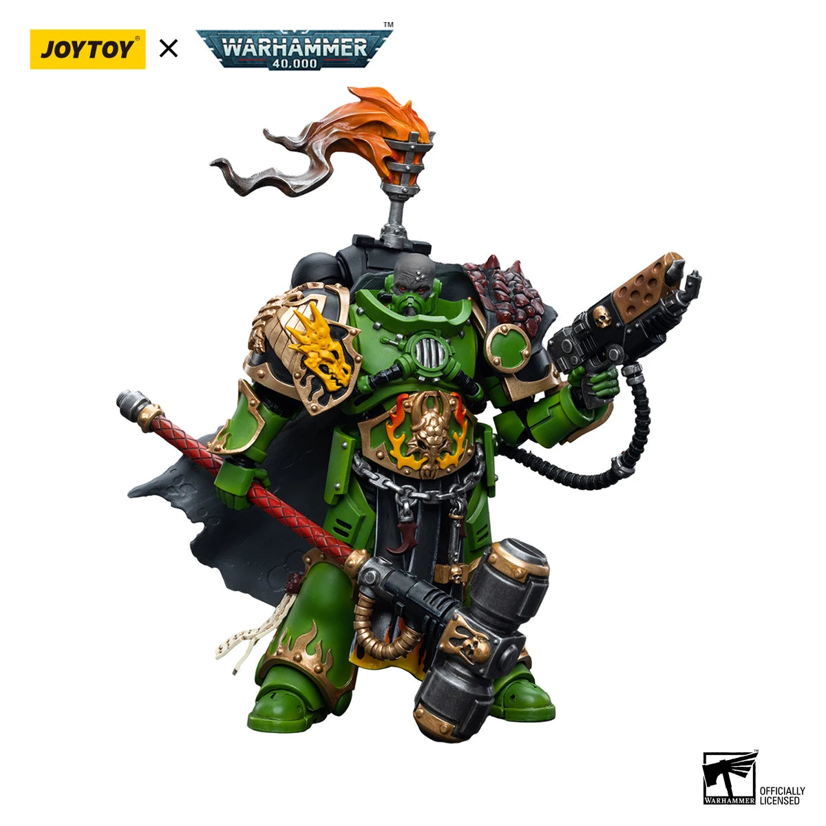 JOYTOY Warhammer 40k 1/18 Action Figures Salamanders Captain Adrax Agatone